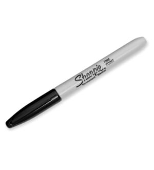 Sharpie Permanent Markers - Black Fine Tip