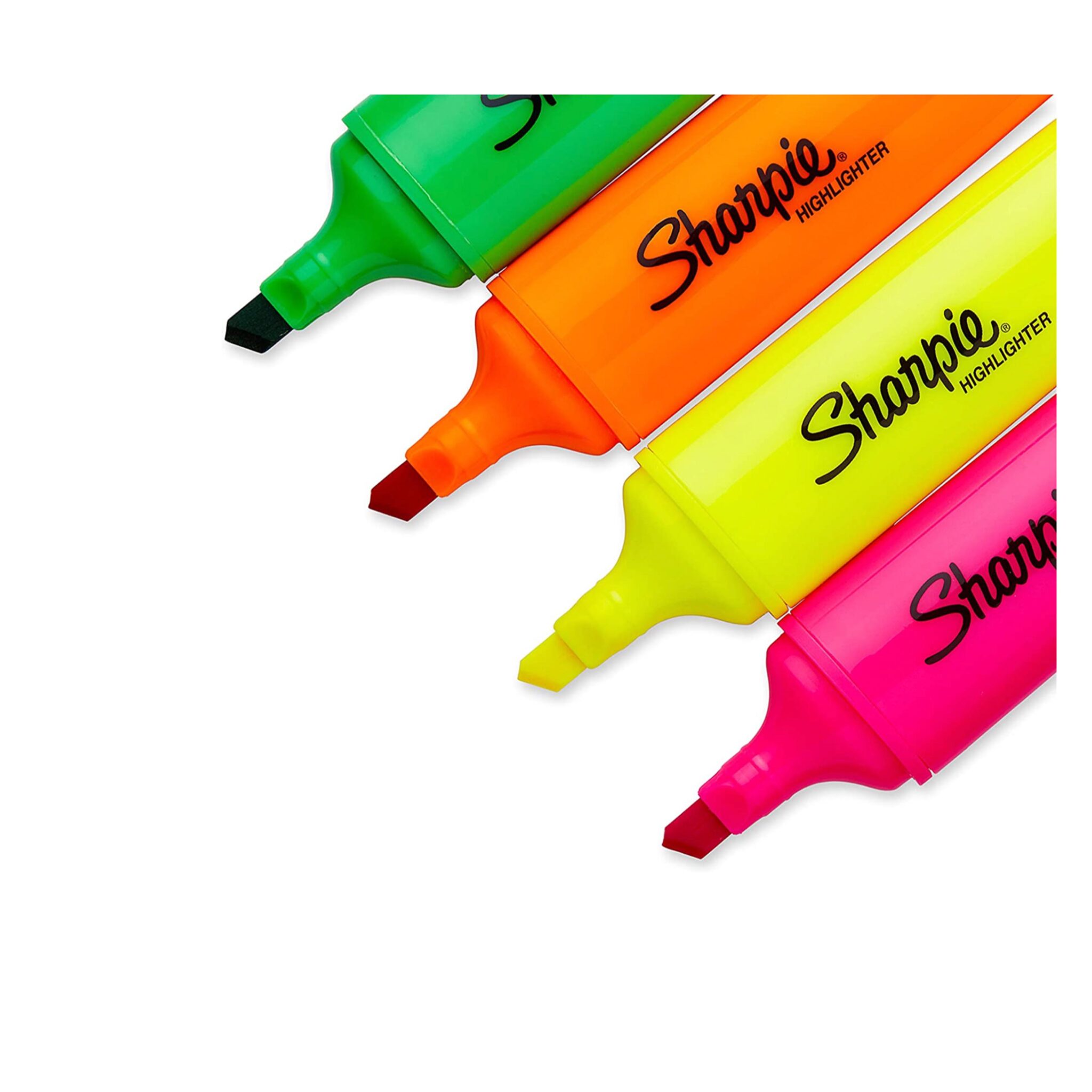 Sharpie Permanent Markers Highlighters XL x4 Artzmania