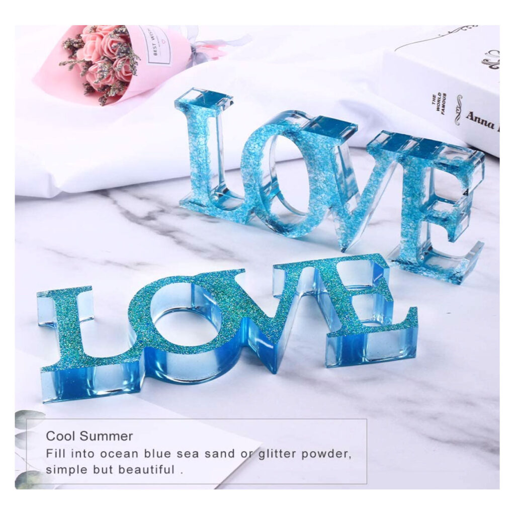 Resin Silicone Word Moulds With Fairy Light – Artzmania