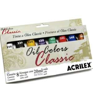 Acrilex Oil Colors Classic (Set of 8)