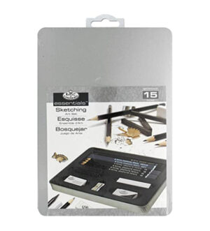 Royal & Langnickel Essentials Tin Art Sketching 15 pc Set