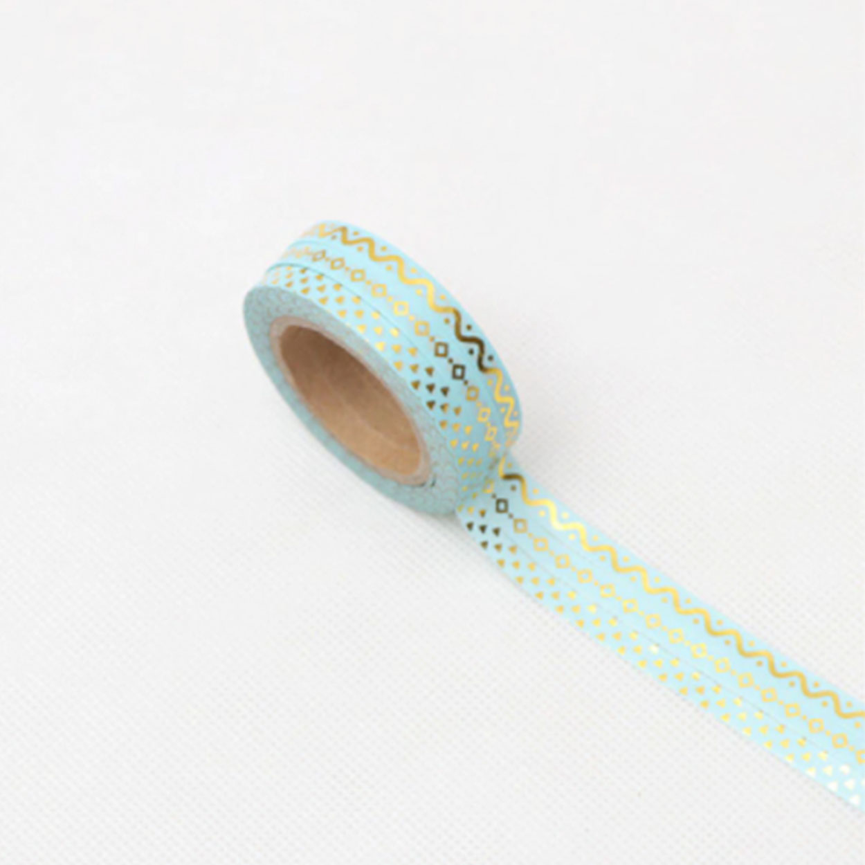 Blue gold foil