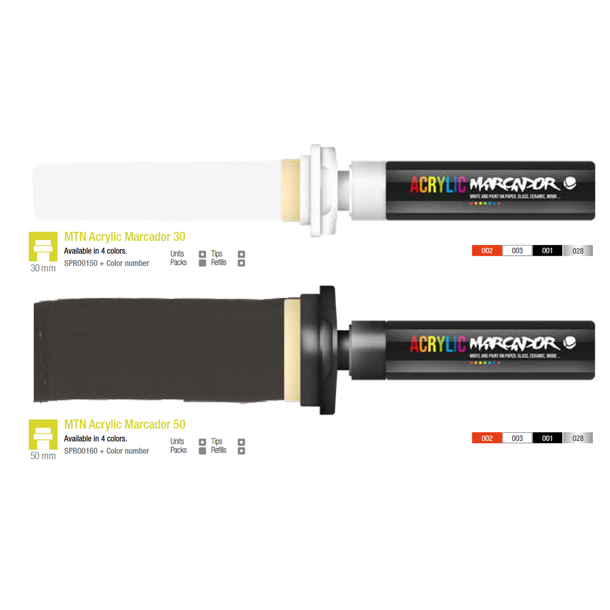 Marcador Markers Size 1