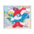 Papa Smurf, Smurfette and Brainy 21x25cm