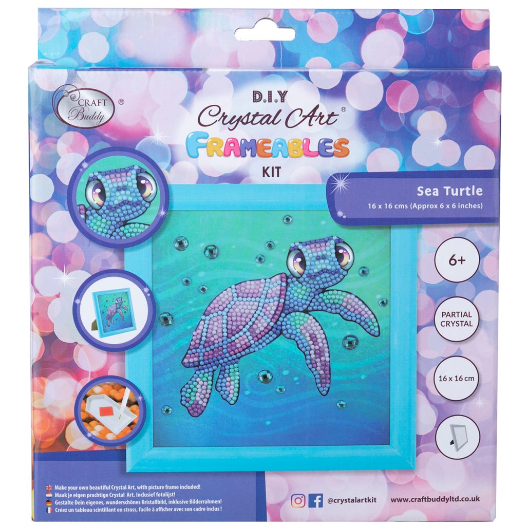 Crystal Art Frameable Kit with Picture Frame Artzmania