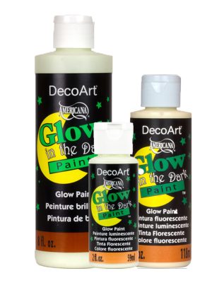DecoArt Americana Acrylic Paint - Glow in the Dark, 4 oz