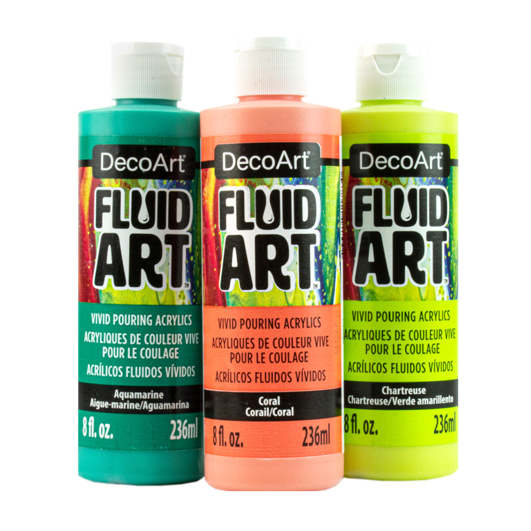 Fluid art ready to pour copy