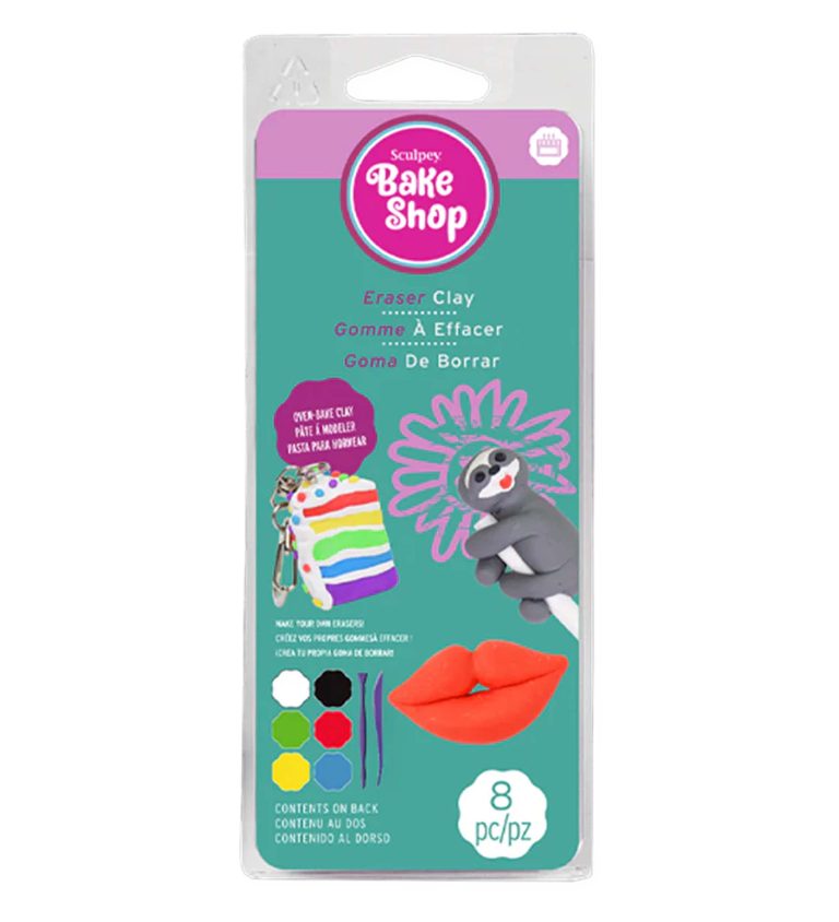 Sculpey Bake Shop Eraser 6x1oz (28g)