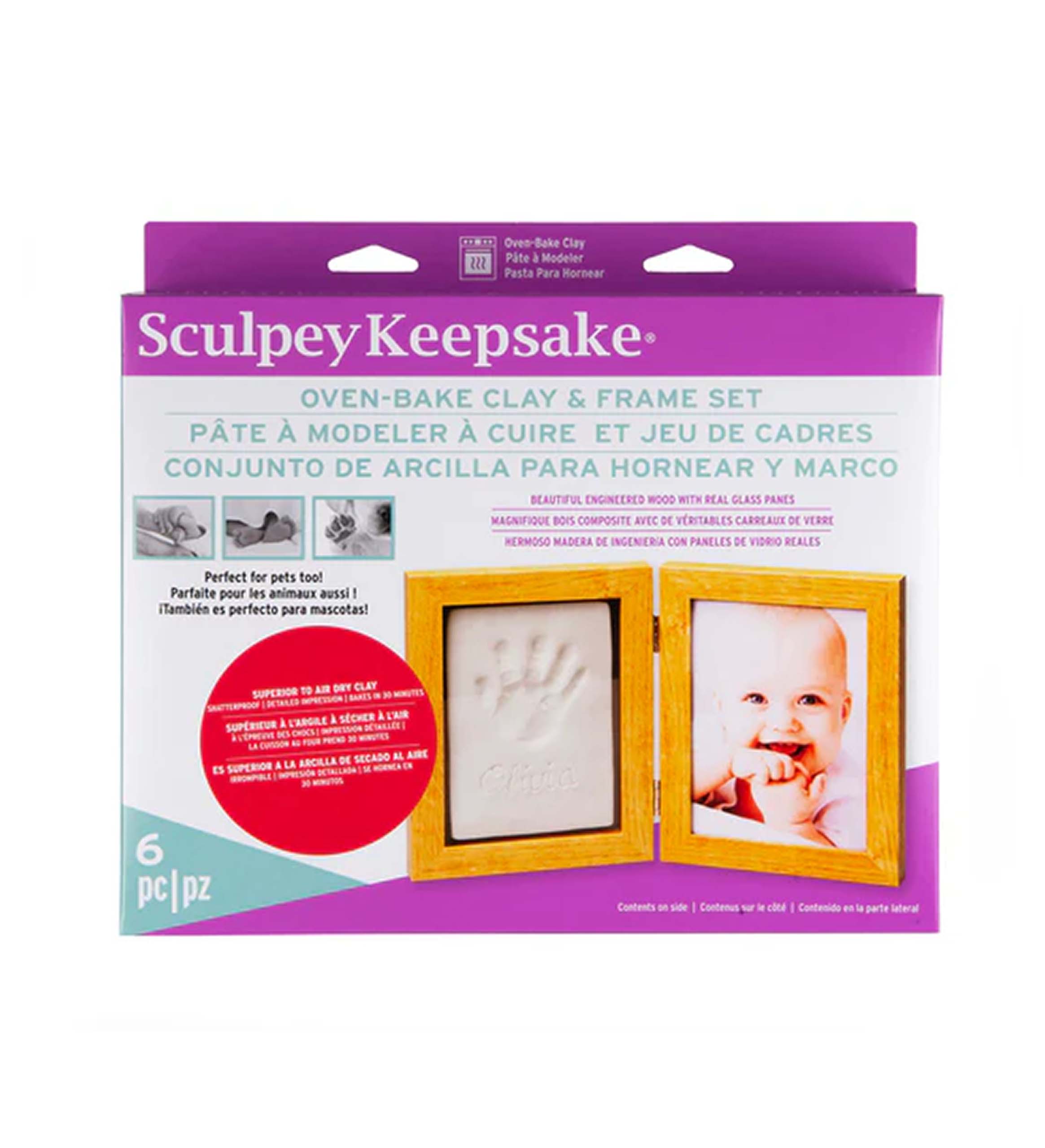Sculpey Keepsake Clay Memory Frame