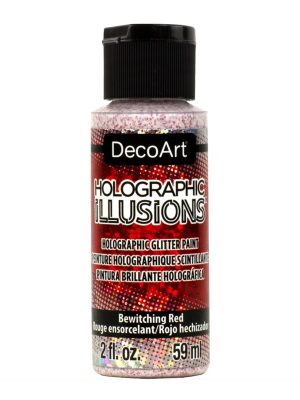 Bewitching Red SoSoft Acrylic Fabric Glitter Paint