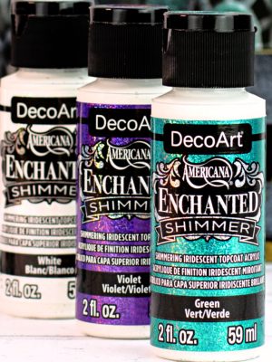 Decoart soSoft Fabric Acrylic Paint Medium Glow 2oz-Clear