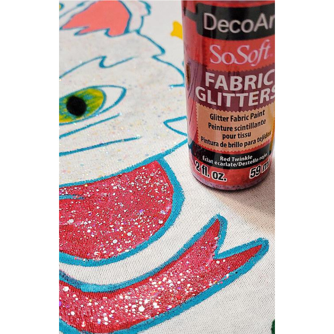 SoSoft Fabric Paint Glitter 4