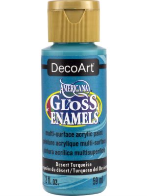 Desert Turquoise SoSoft Acrylic Fabric Glitter Paint