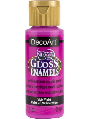 Vivid Violet SoSoft Acrylic Fabric Glitter Paint