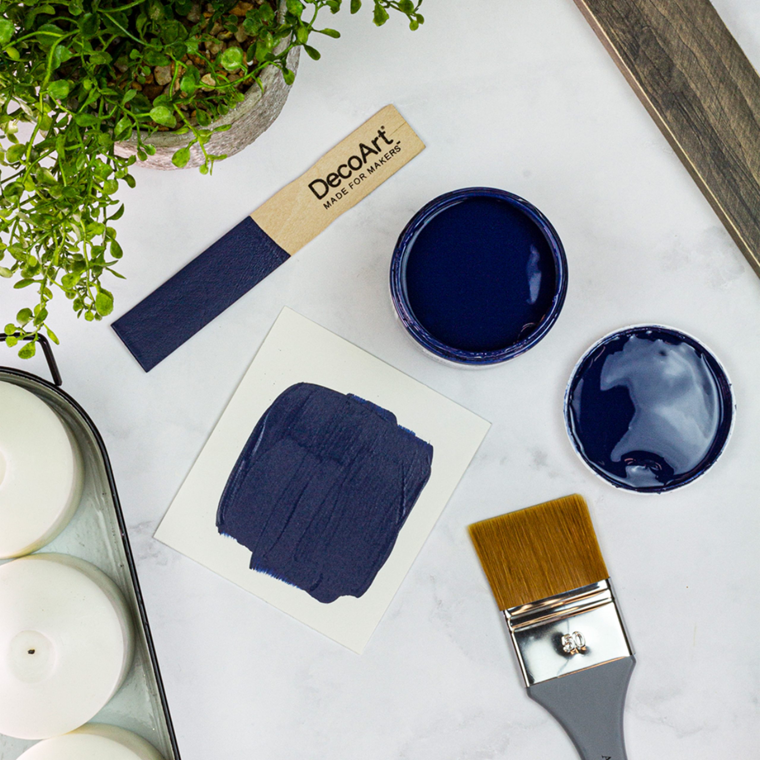Americana Satin Enamels Dark Denim