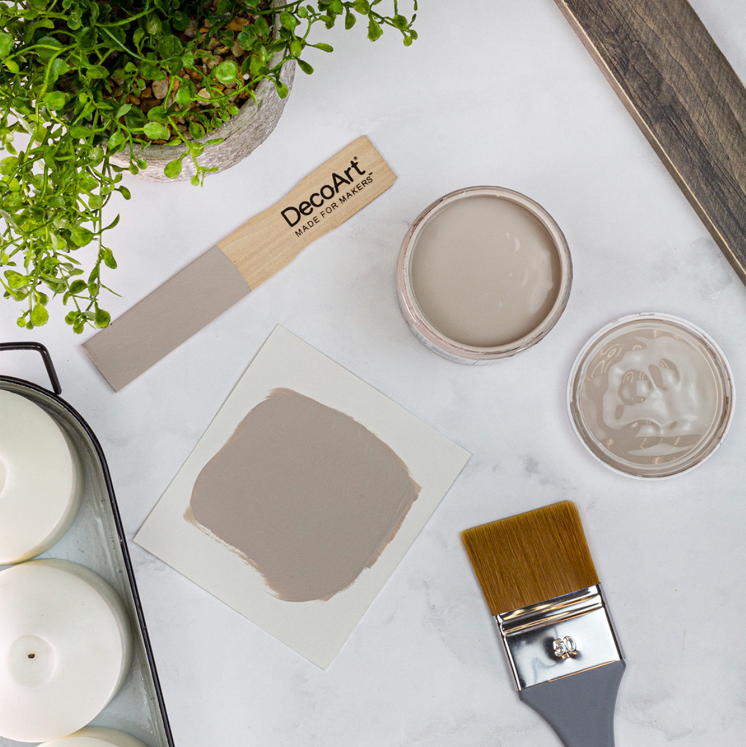 Americana Satin Enamels Grey Taupe