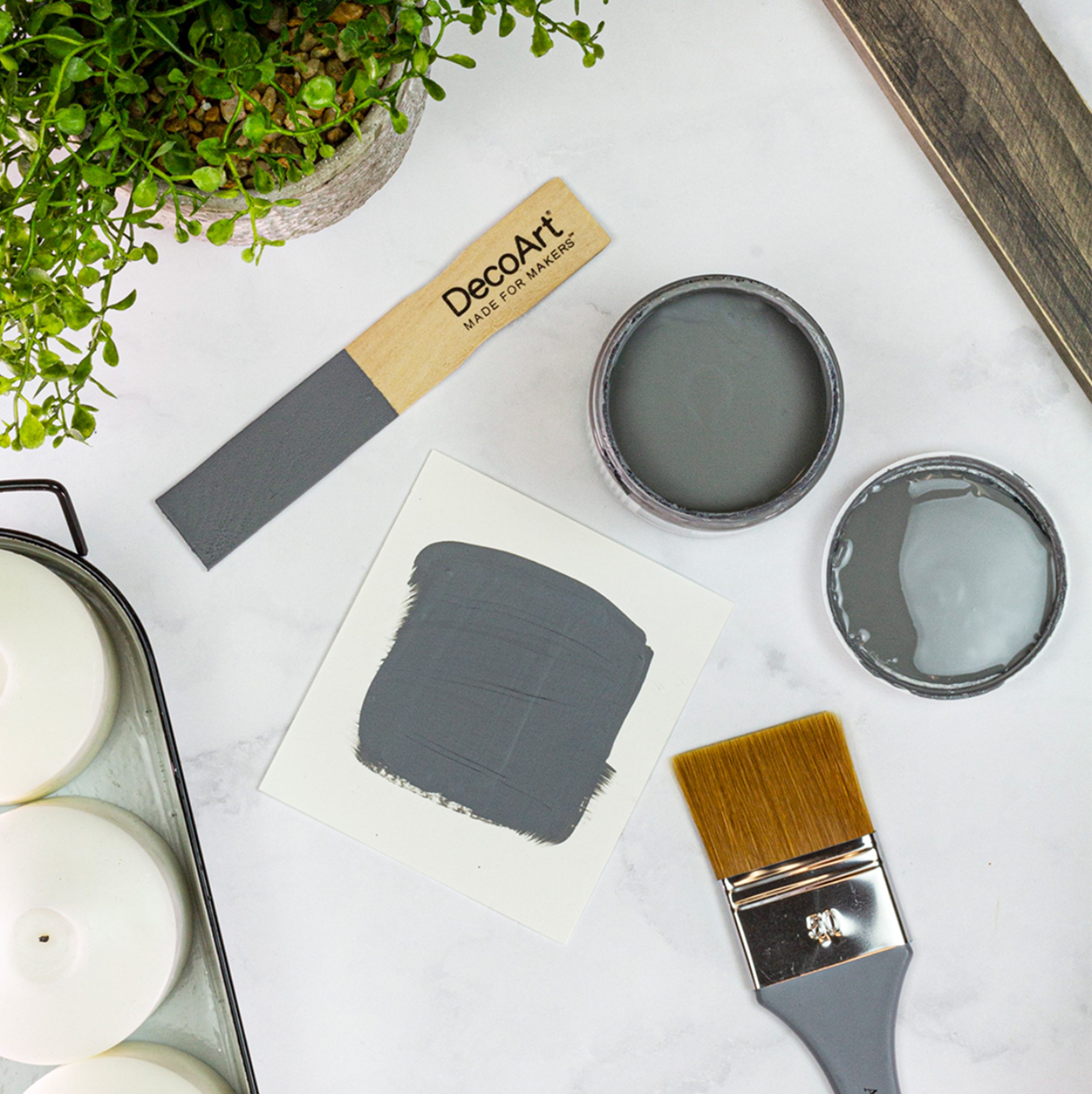 Americana Satin Enamels Smoke Grey