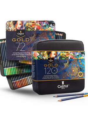 Castle Art Gold Standard Colored Pencil Set