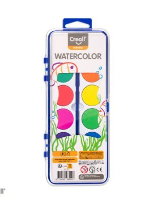 Creall Watercolour 12 Pans With Brush