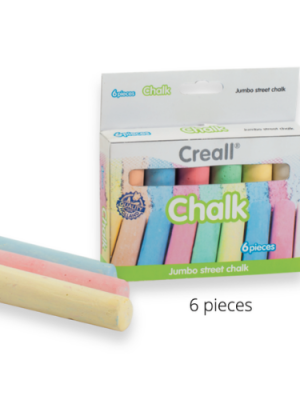 Creall-Chalk 6 Crayons Assortment