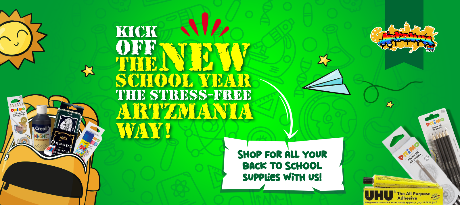 Back to School banner