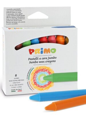 Jumbo wax crayon Primo 8 Jumbo Wax Crayons