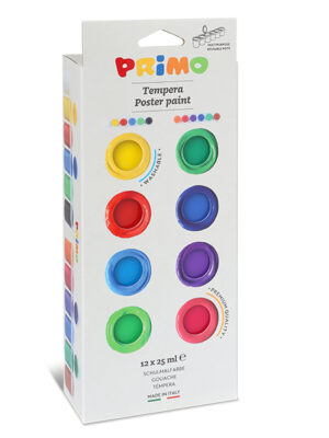 Blister paint Primo Blister Poster Paint 12 Pots 25ml
