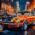MD147 Orange Vin Car