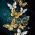 ND444 Gold Butterfly