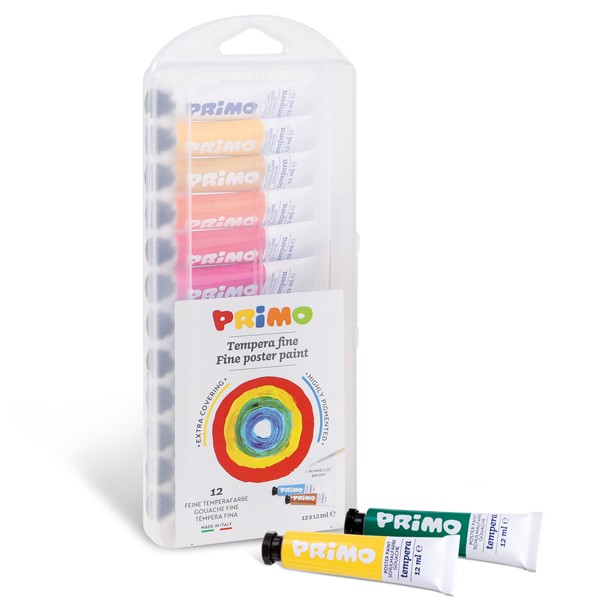 Poster Paint 12 Tubes 12ml (448T12AP)