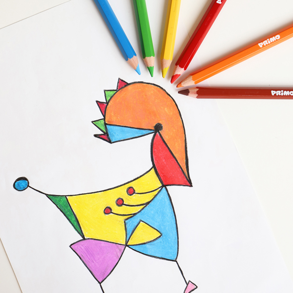 Jumbo Coloured Pencils 12 (510MAXI12EFSC) - Image 2