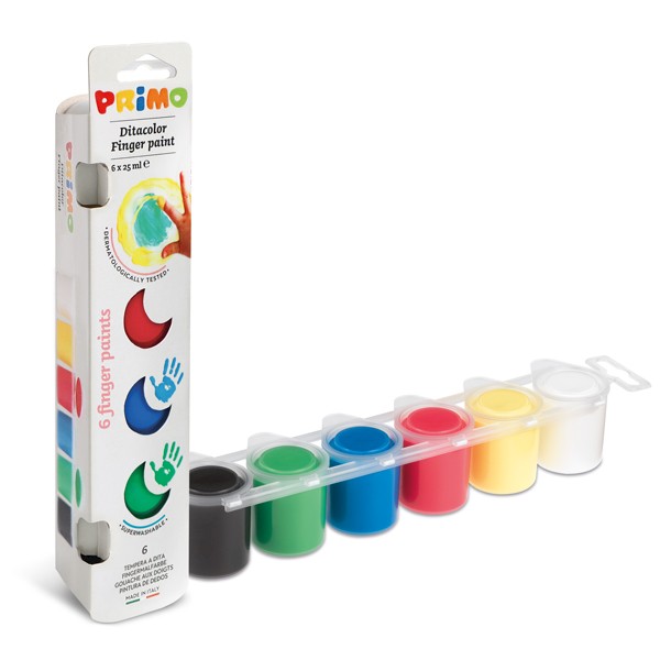 Finger Paints 6 Pots 40ml (2252TD40S6)