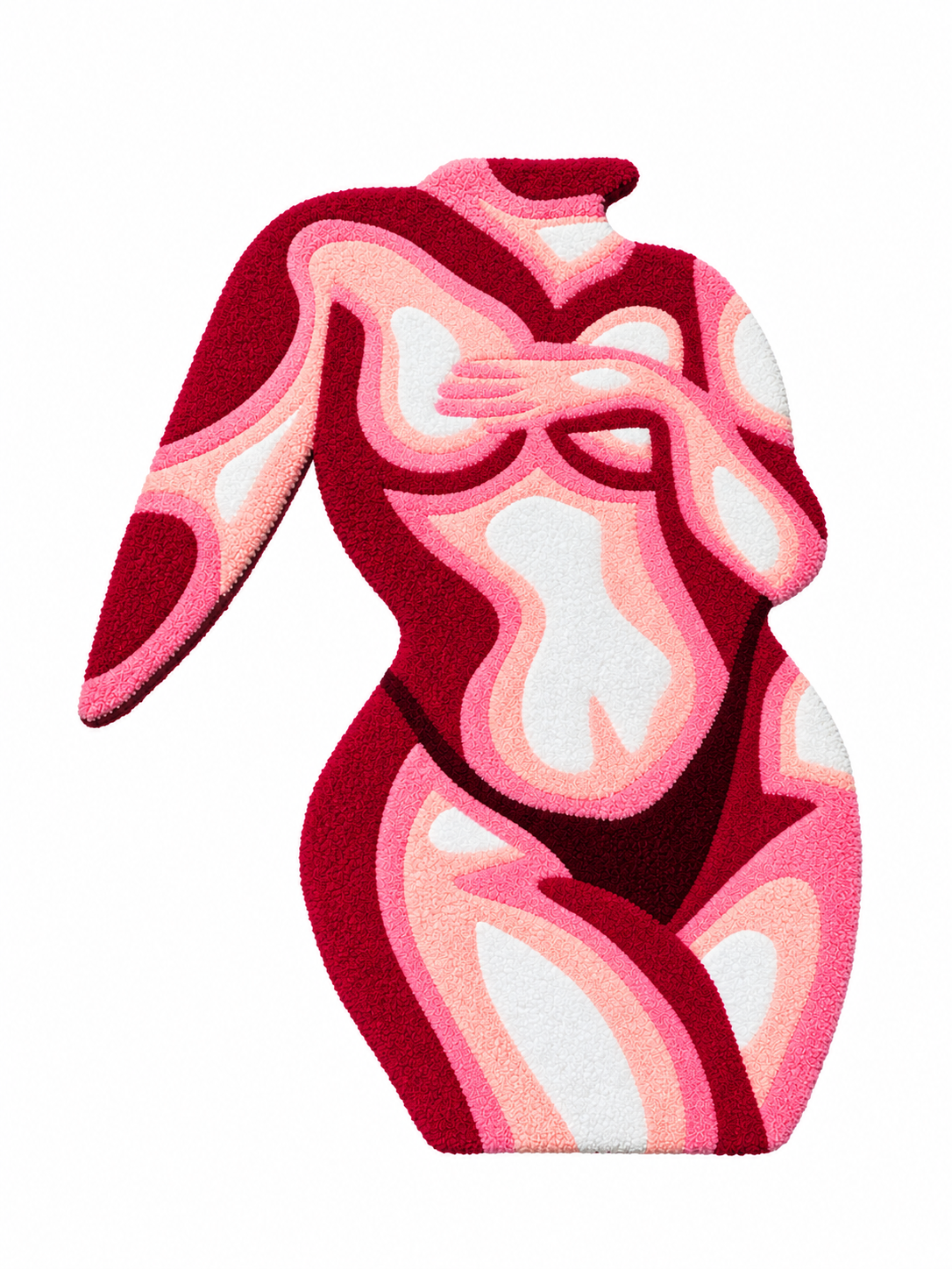 Contours of her.