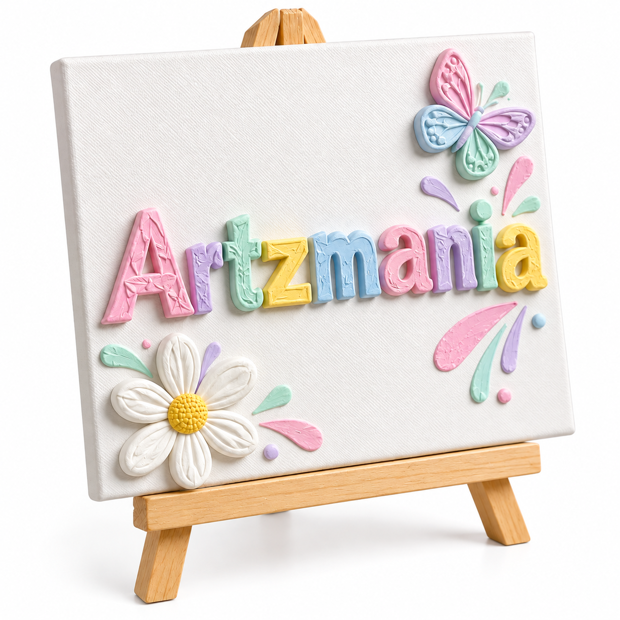 Gypsum on canvas