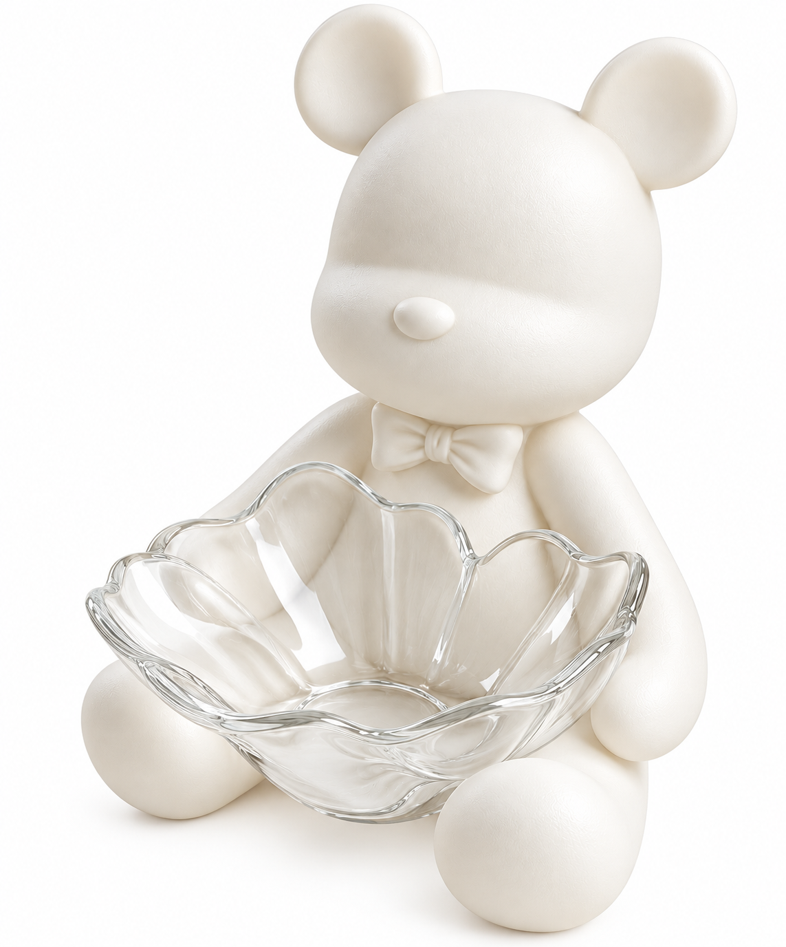 Bear with bowl